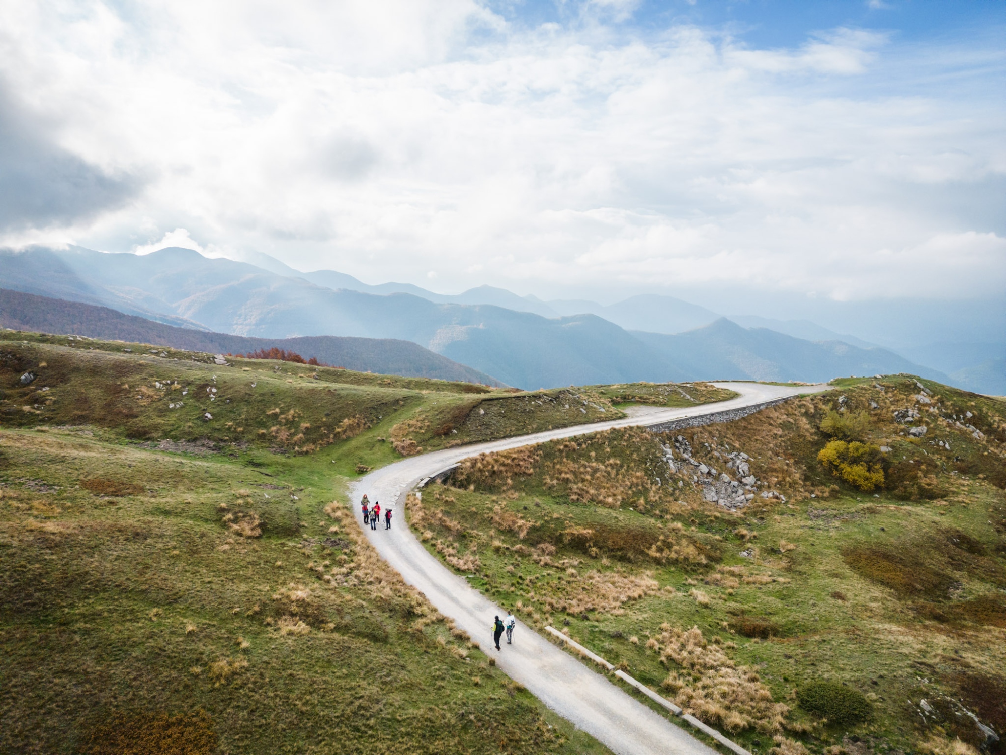 Paysages le long de la Via Matildica del Volto Santo