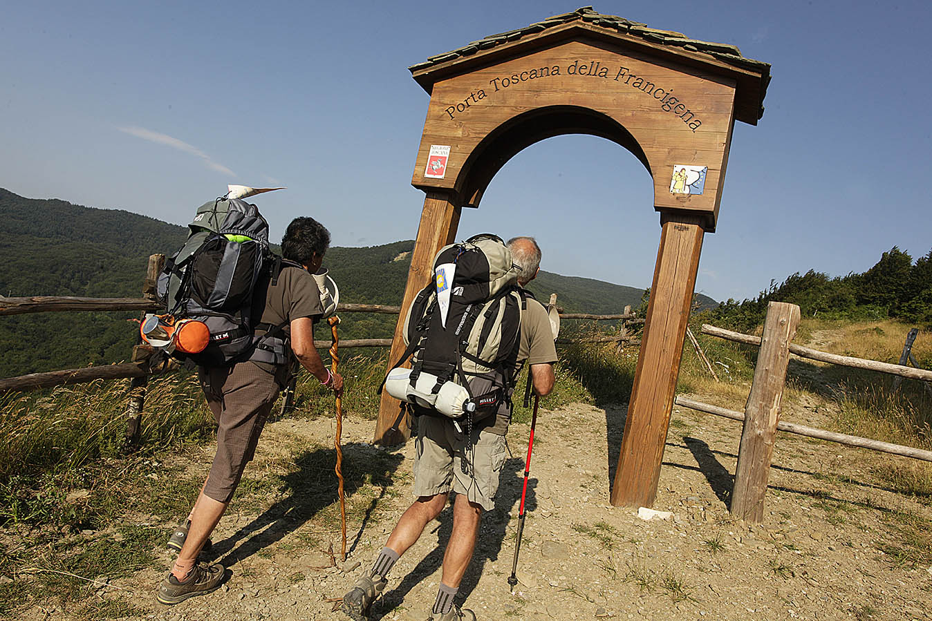 Via Francigena in Toscana, porta di Pontremoli