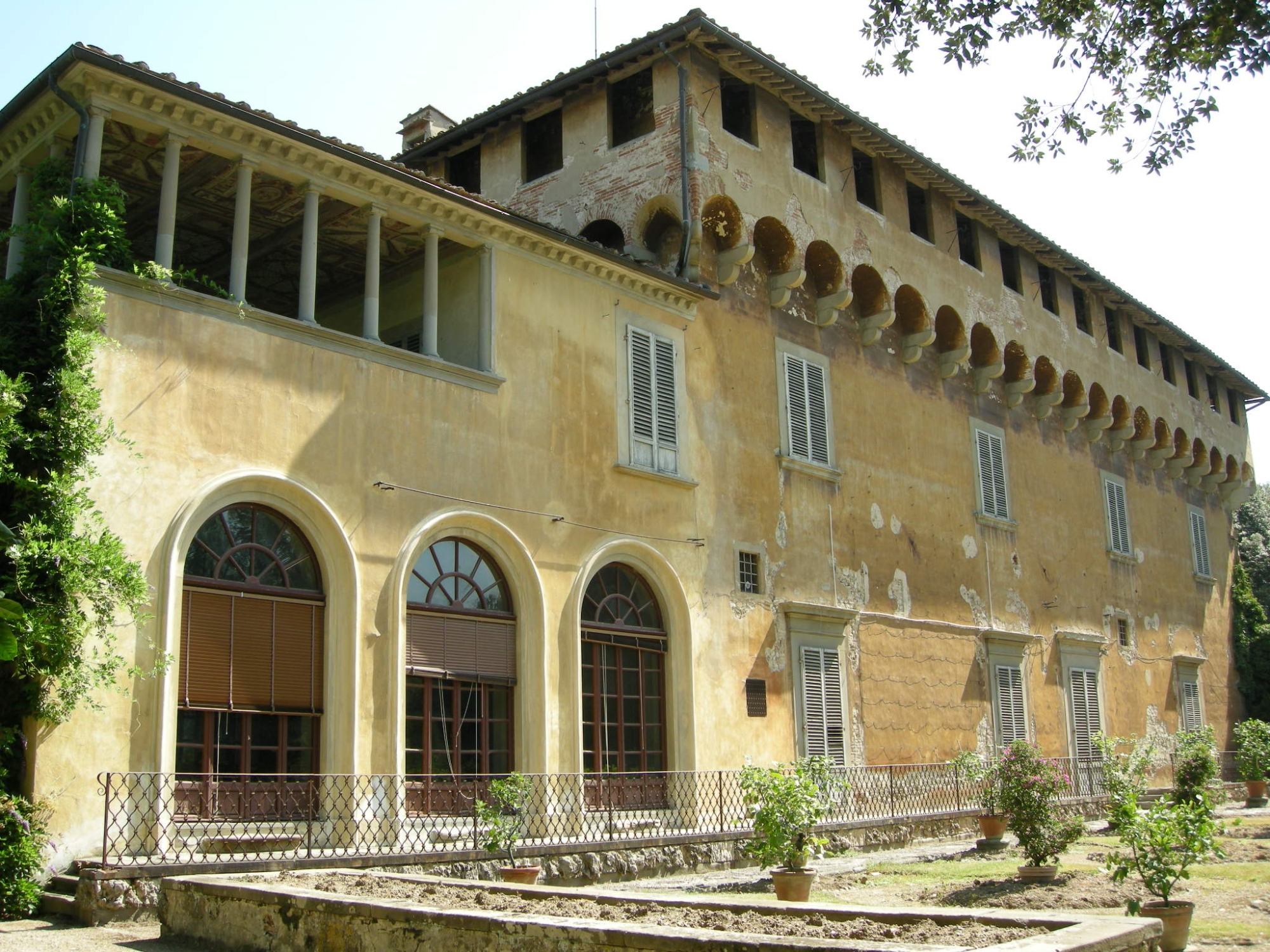 Villa de los Medici en Careggi en Florencia