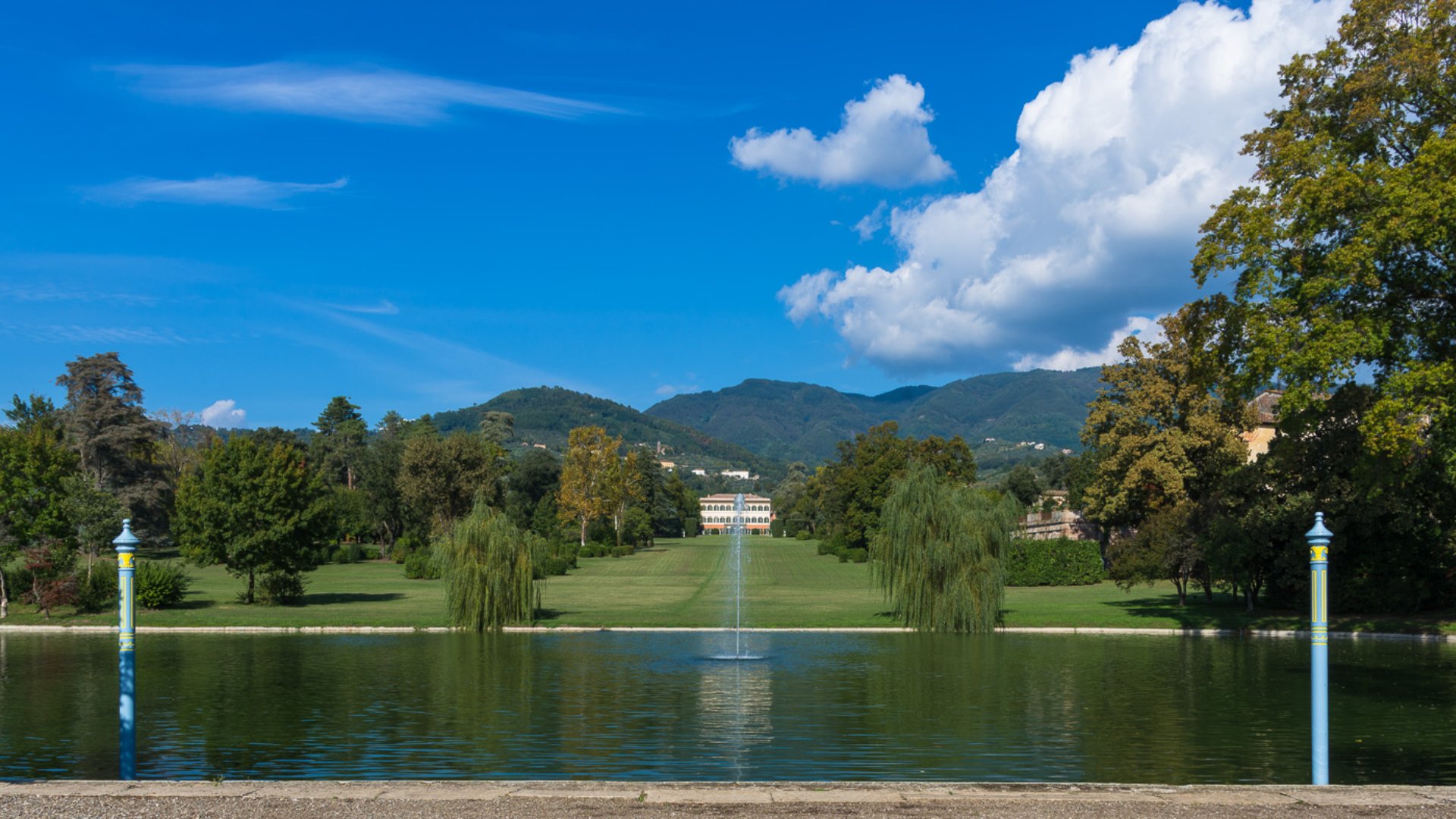 Der Park der Villa Reale in Marlia