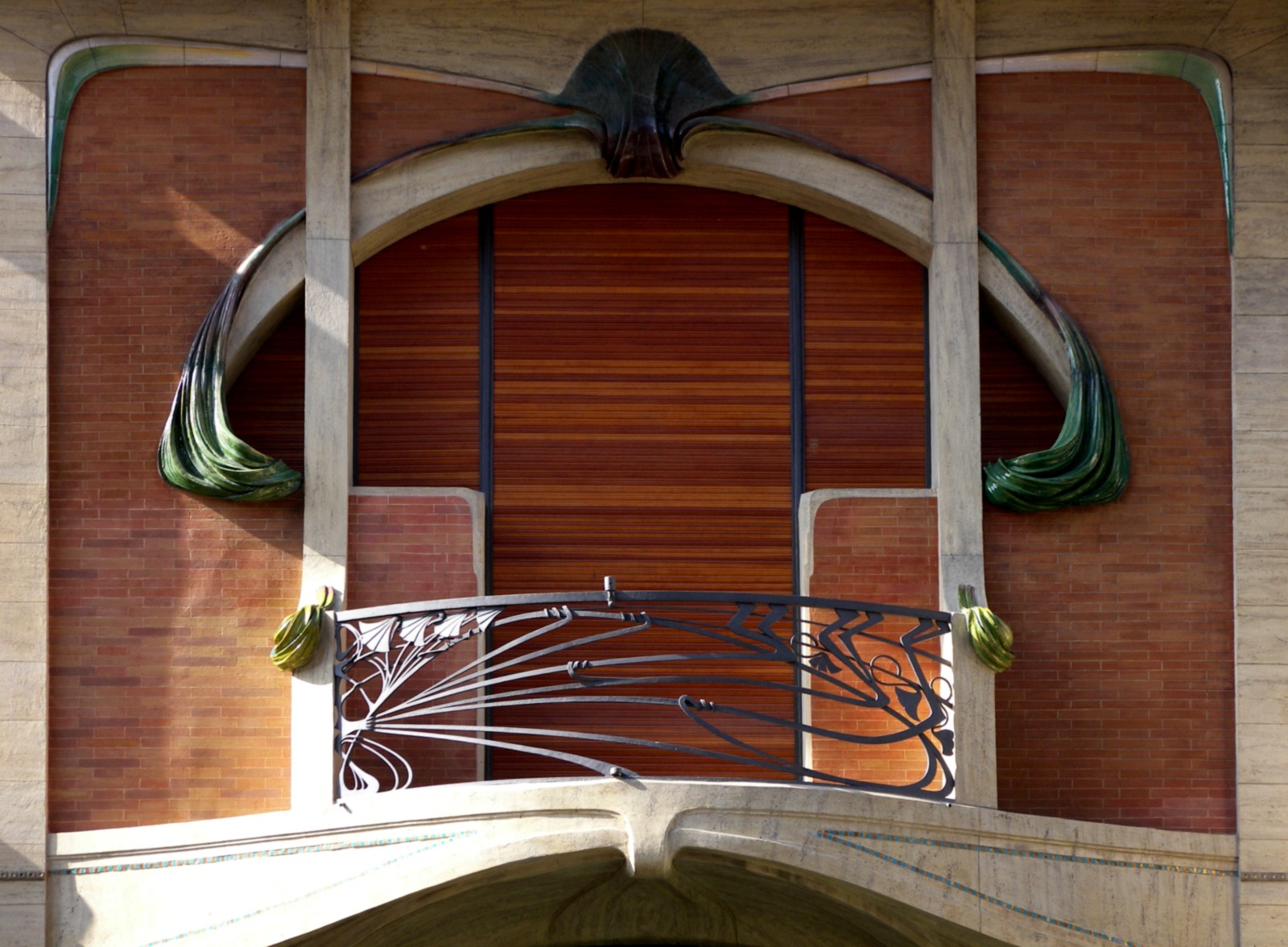 Detalle del Villino Broggi