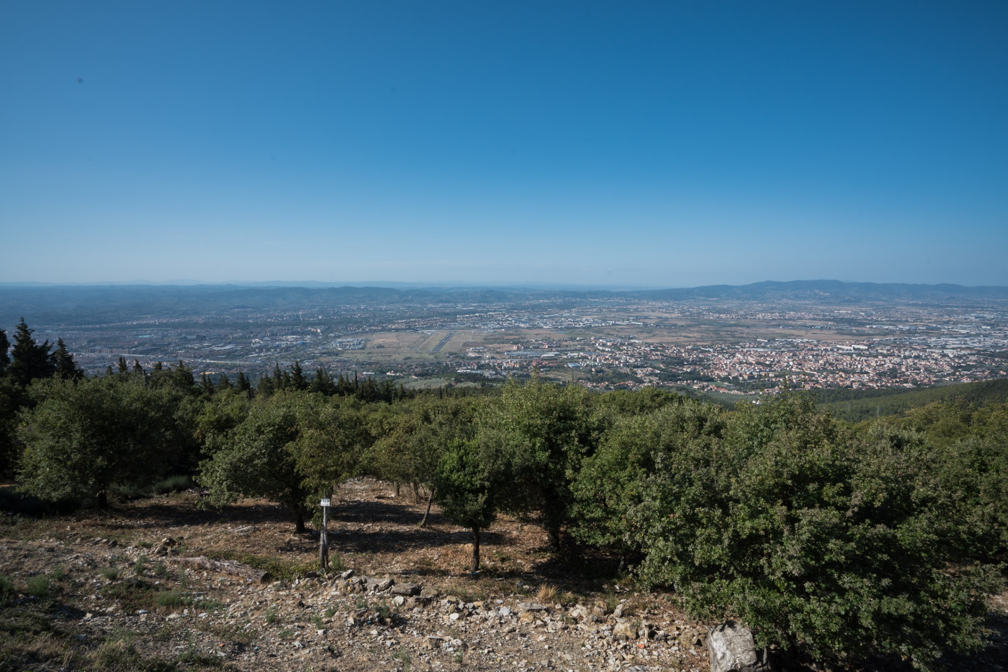 La vista da Monte Morello