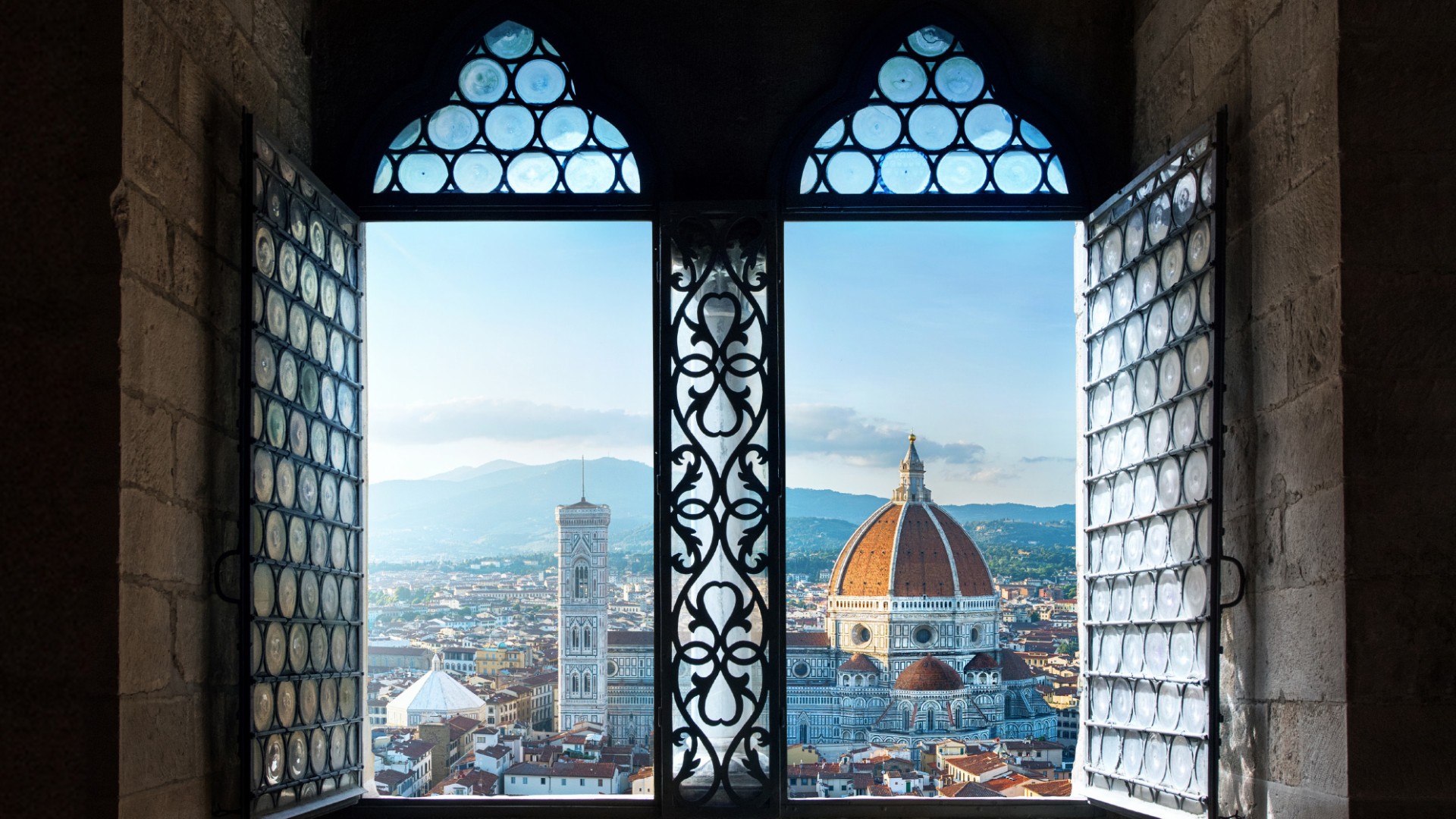 Vista del Duomo di Firenze da Palazzo Vecchio