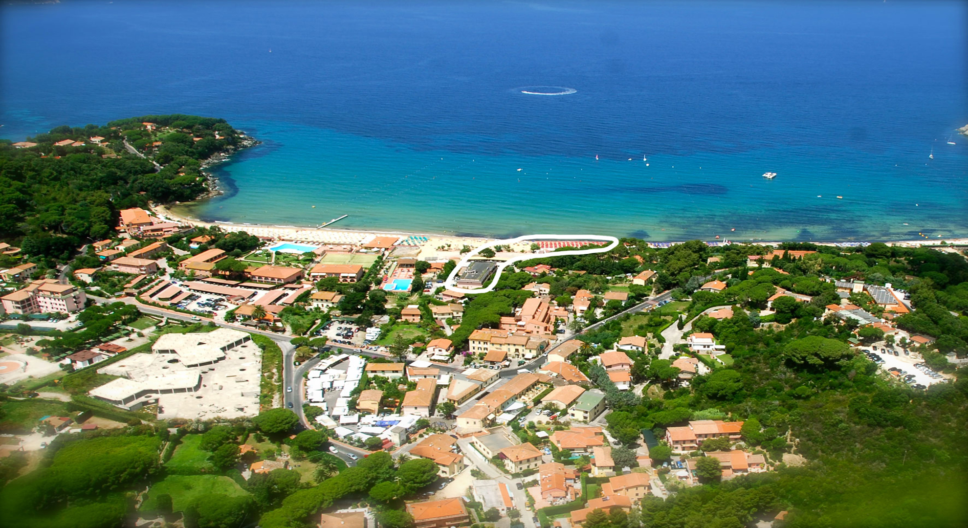 Seaside holidays at the Hotel Delfino on the island of Elba